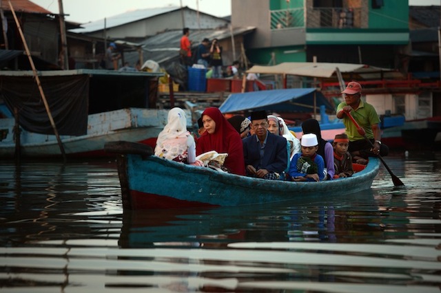 Muslims in Jakarta mark Eid al-Fitr this week, the end of the month of fasting for Ramadan. Image: Getty
