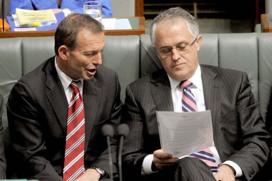 Tony Abbott and Malcolm Turnbull. Credit: ABC